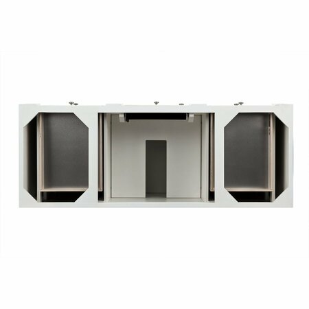 James Martin Vanities Bristol 60in Single Vanity Cabinet, Bright White 157-V60S-BW